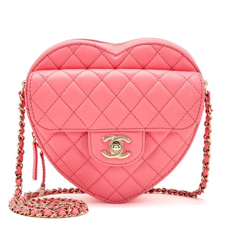 pink chanel heart bag|pink chanel bag uk.